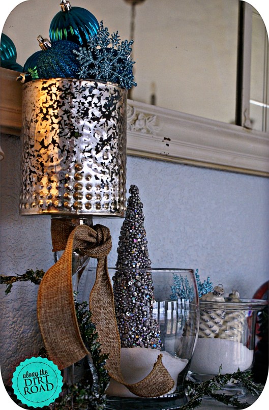 ahhh....mercury glass.  Be still my little junkin' heart.